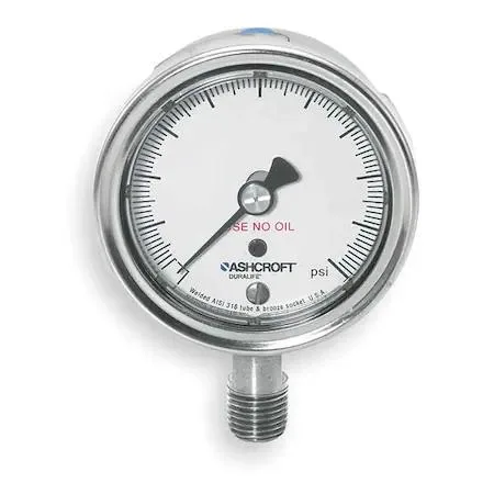 Ashcroft Ashcroft 251009 2.5in 160 psi Pressure Gauge — product photo