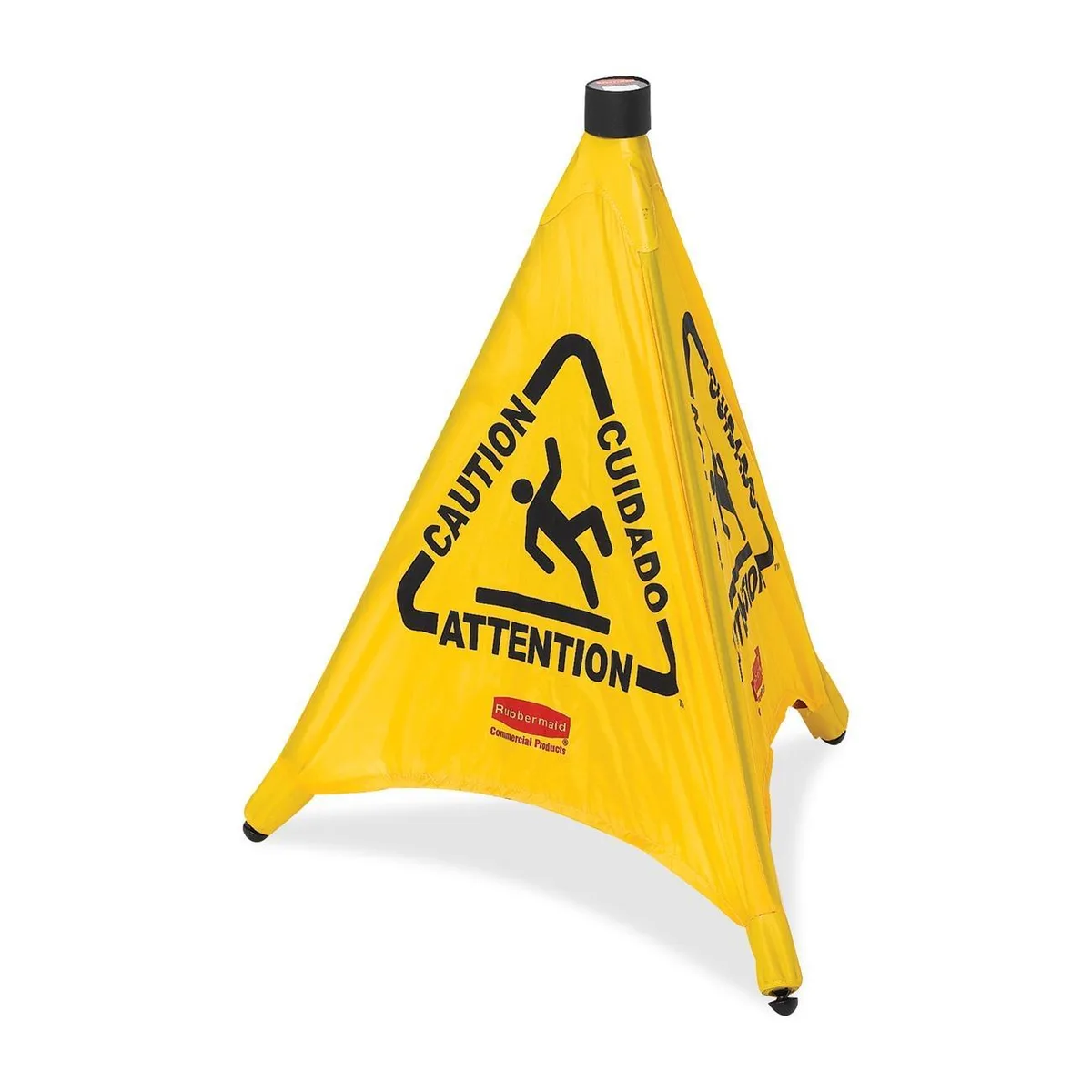 Rubbermaid Rubbermaid 9S0000YW Pop-Up Safety Cone Sign 20" Yellow — product photo