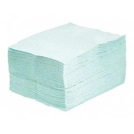 Spilltech Spilltech GNPF100H Sorbent Pad 15x19 in Green 100 PK 26 gal — product photo
