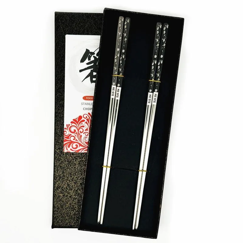  Koolemon HF00864-1 304 Stainless Steel Chopsticks 2 Pairs 23.5 cm — product photo