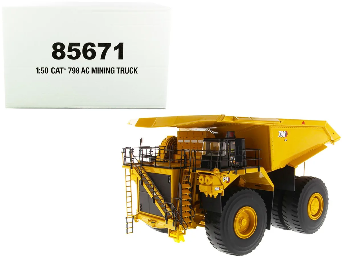 DieCast Masters DieCast Masters CAT 798 AC Mining Truck High Line Series 1/50 hobby collectible — product photo