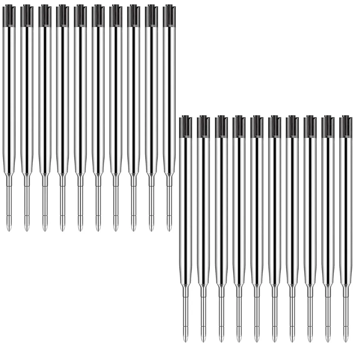  Vtyzcm Parker-Style Ballpoint Pen Refills 1.0 mm 20 Pack Black — product photo