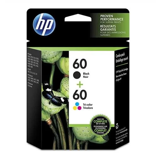 HP HP 60 2-pack Black/Tri-color Original Ink Cartridges N9H63FN#140 — product photo