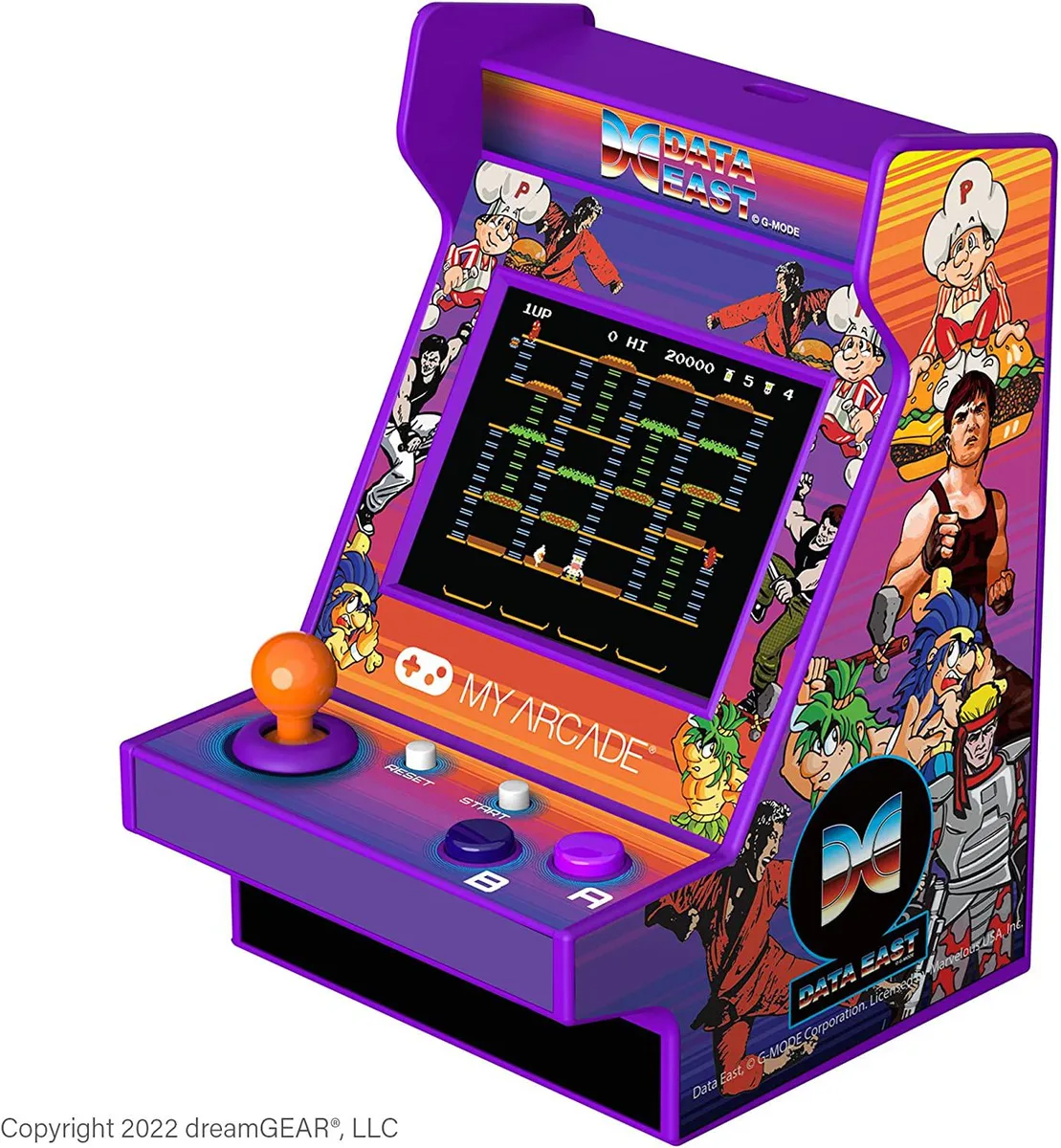 My Arcade My Arcade DGUNL-4121 Data East Hits Nano Player 208 games 2.4" screen — product photo