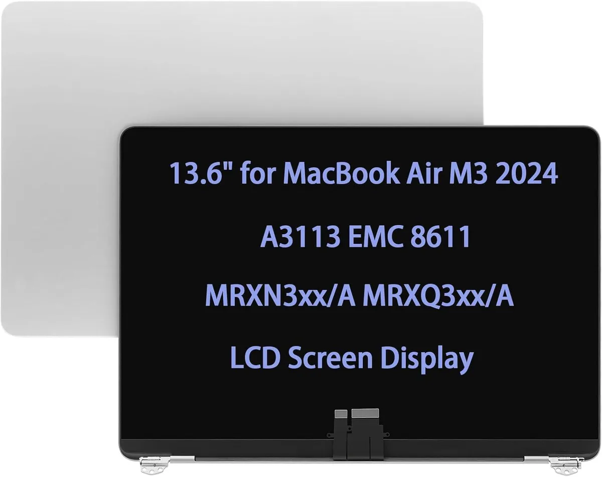 NUOLAISUN NUOLAISUN 13.6" laptop screen for MacBook Air M3 A3113 EMC 8611 Silver — product photo