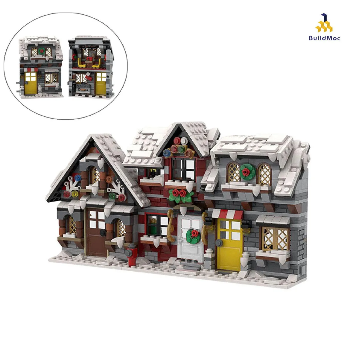 ZITIANYOUBUILD ZITIANYOUBUILD 821 Little Winter House Hut 821 Pieces Educational Building Set — product photo