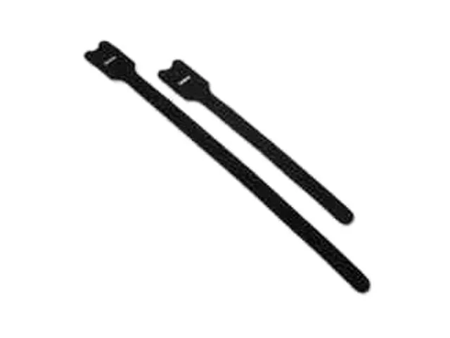Cables To Go Cables To Go 29850 8in screw-mountable hook-and-loop cable ties 10pk computer accessory — product photo
