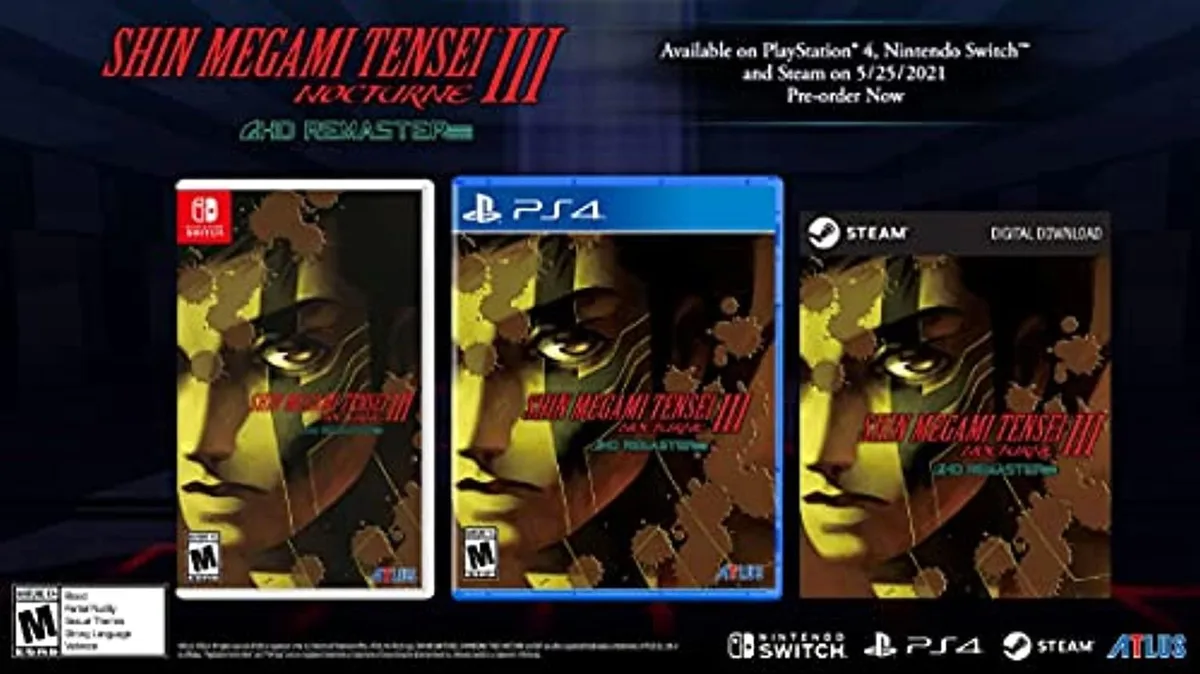 Sega Sega 22036 Shin Megami Tensei III Nocturne HD Remaster ps4 system — product photo