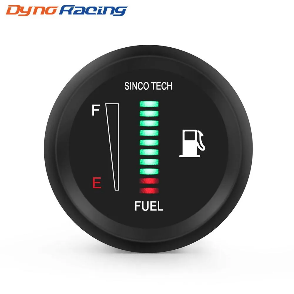 Dyno Racing Dyno Racing 52mm Fuel Level Gauge 8-18V without Sensor — product photo