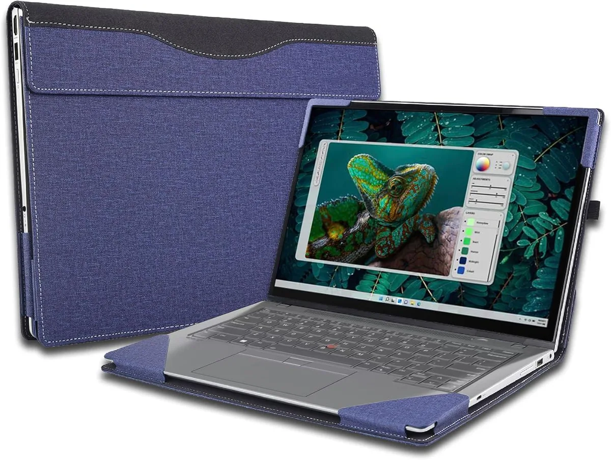 BONAEVER BONAEVER Laptop Case for Dell Inspiron 14 Plus 7440 7430 7420 Pro 7425 5420 5430 5425 Blue — product photo