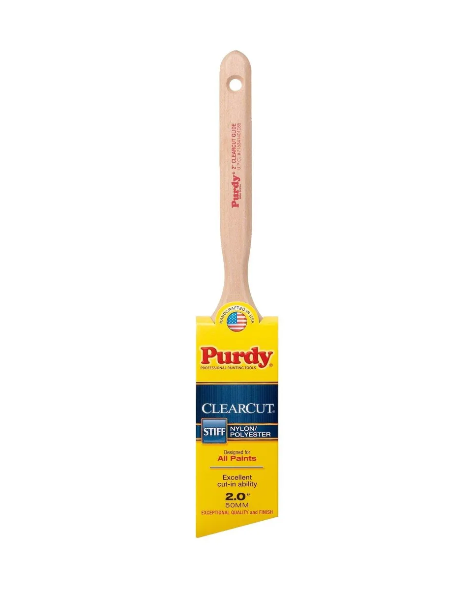 PURDY PURDY Clearcut Glide 2 in Angular Trim Stiff Paint Brush — product photo