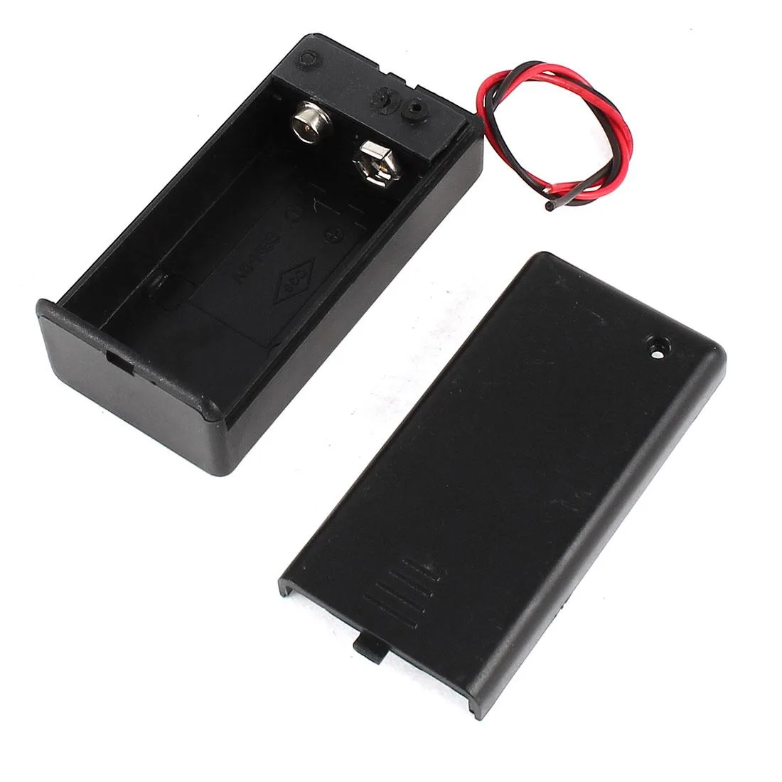Unique-Bargains Unique-Bargains 9V Battery Holder Case Black ON/OFF Switch Cap — product photo