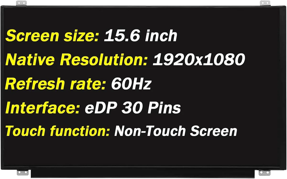NUOLAISUN NUOLAISUN B156HTN03.8 15.6" 1920x1080 30-pin laptop screen — product photo