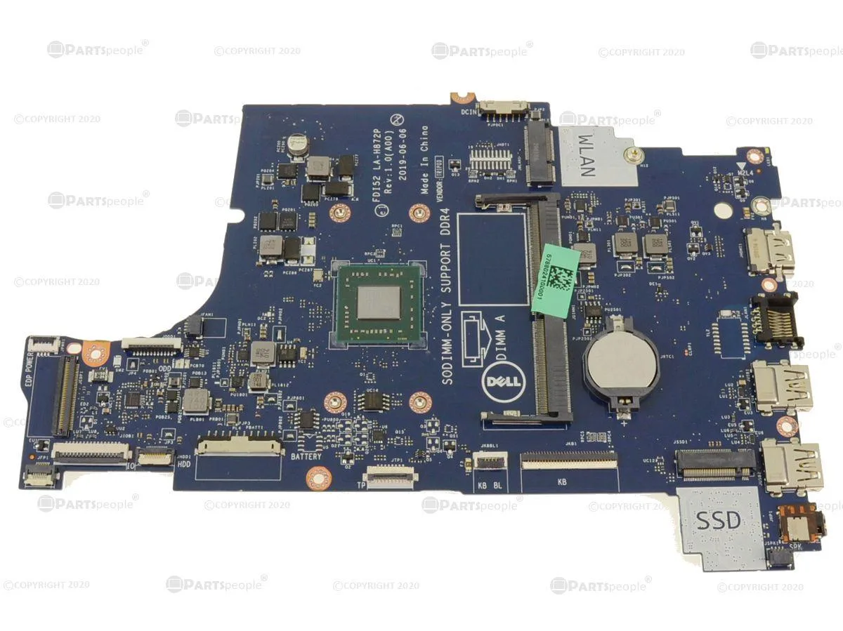 DELL DELL Inspiron 3595 Motherboard AMD A9-9425 3.1GHz 26MNR — product photo