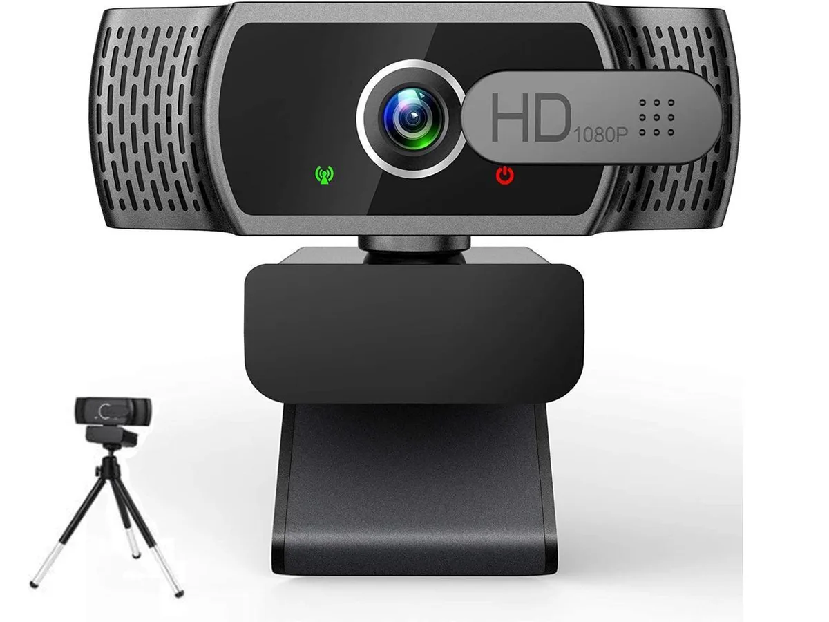 Portholic Portholic 1080P webcam with tripod and privacy cover — product photo