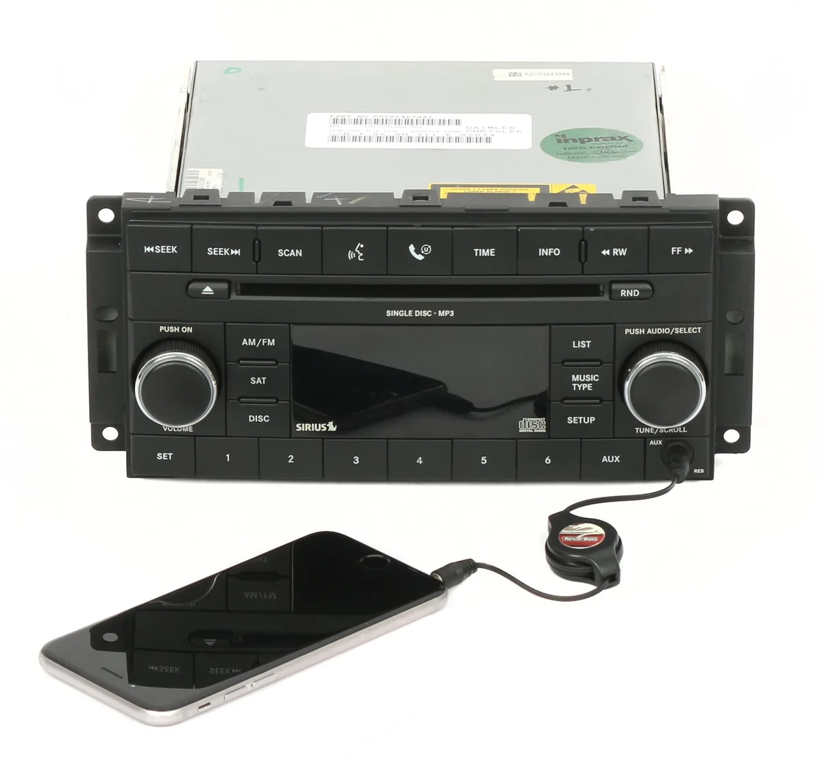 1 Factory Radio 1 Factory Radio P05064059AI AM FM CD Receiver RES Face — product photo