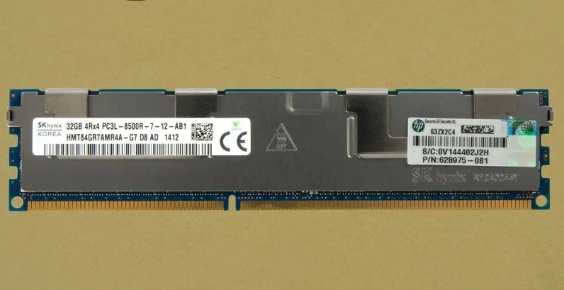 HPE HPE 632205-001 32GB DDR3L 1066MHz ECC Registered DIMM server RAM — product photo
