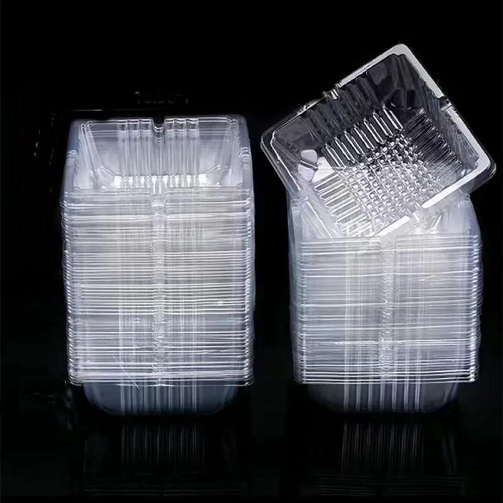  esowemsn KBD3047 disposable ashtray 50 pack 4.3in clear plastic — product photo