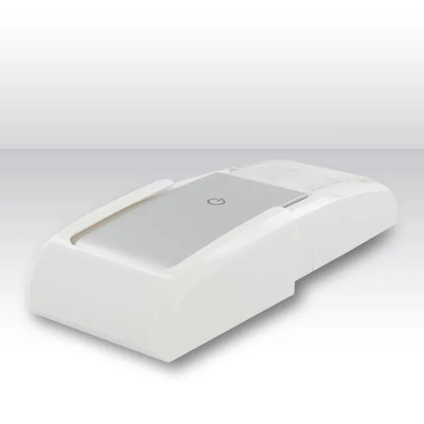 White plastic accent light with adjustable head and dimmer switch