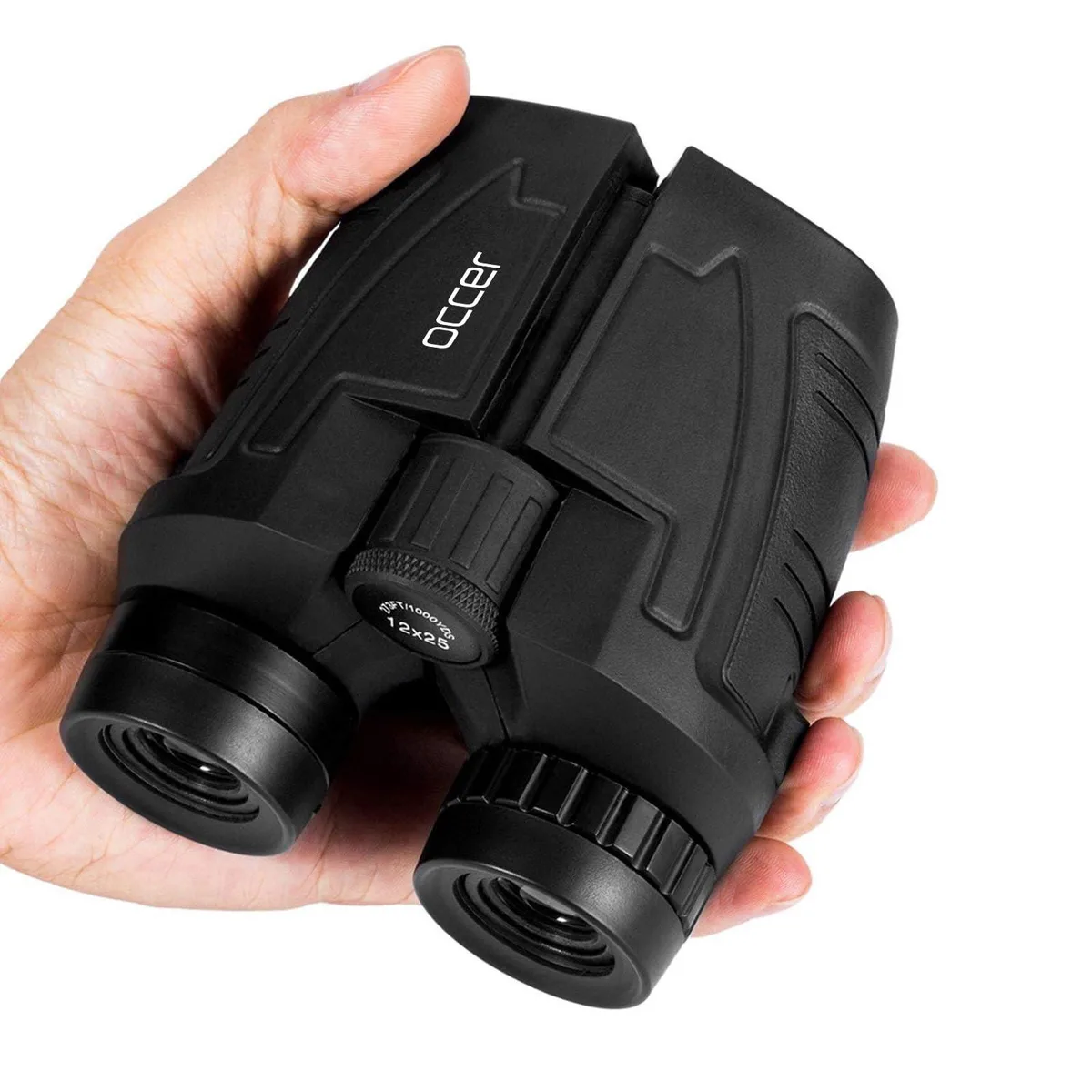 occer 12x25 Compact Binoculars BINO-0827 Black — product photo