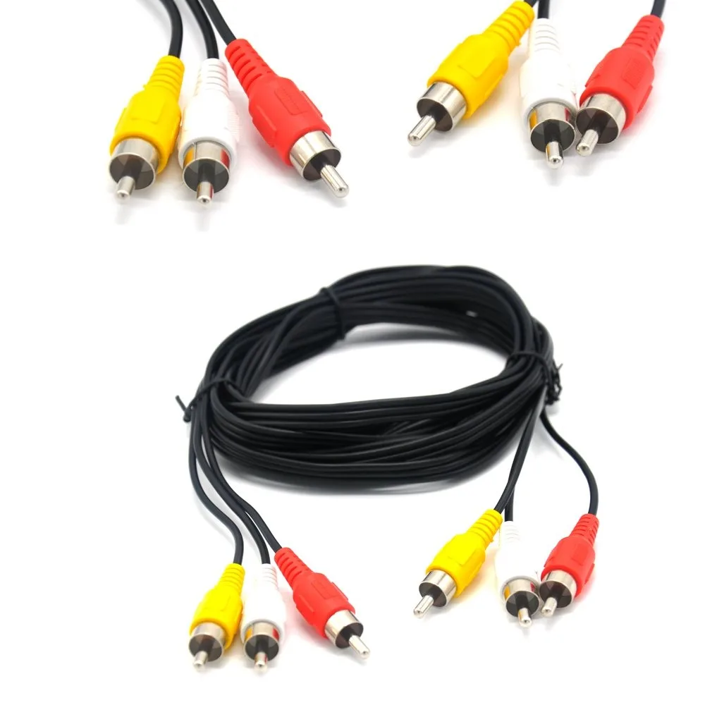 Vszerda Vszerda RCA 5ft Composite Audio Adapter 3 Male to 3 Male — product photo