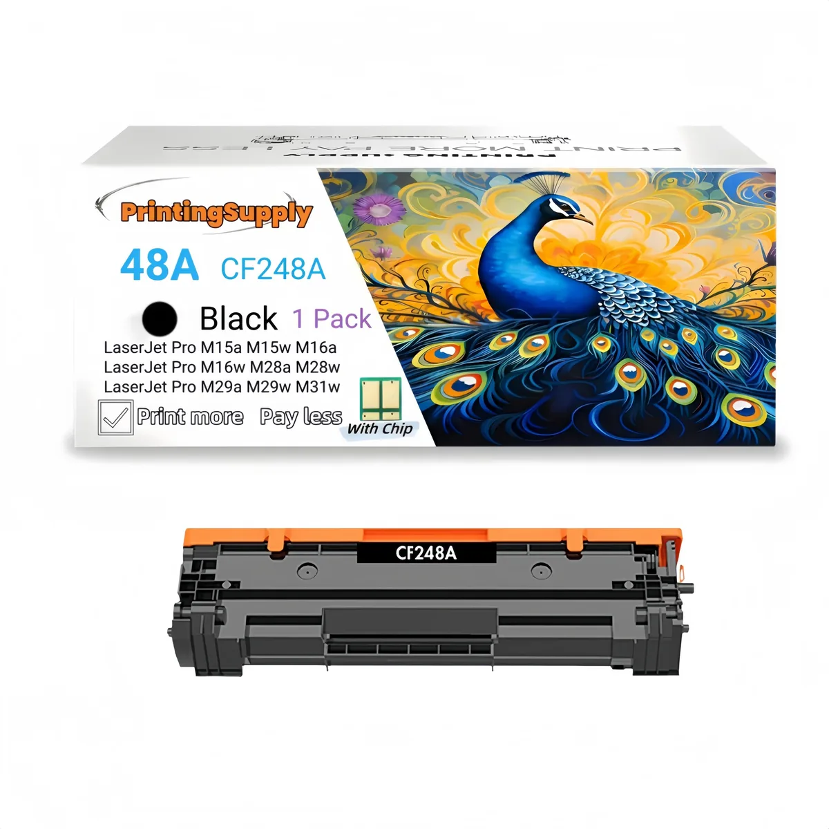 Aster Graphics Inc Aster Graphics Inc 48A CF248A Black Toner Cartridge 1,000 Pages — product photo