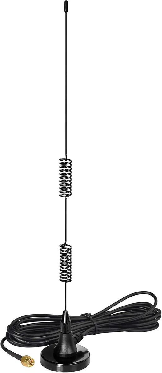 usbroway usbroway dual band VHF UHF magnetic base antenna SMA male — product photo