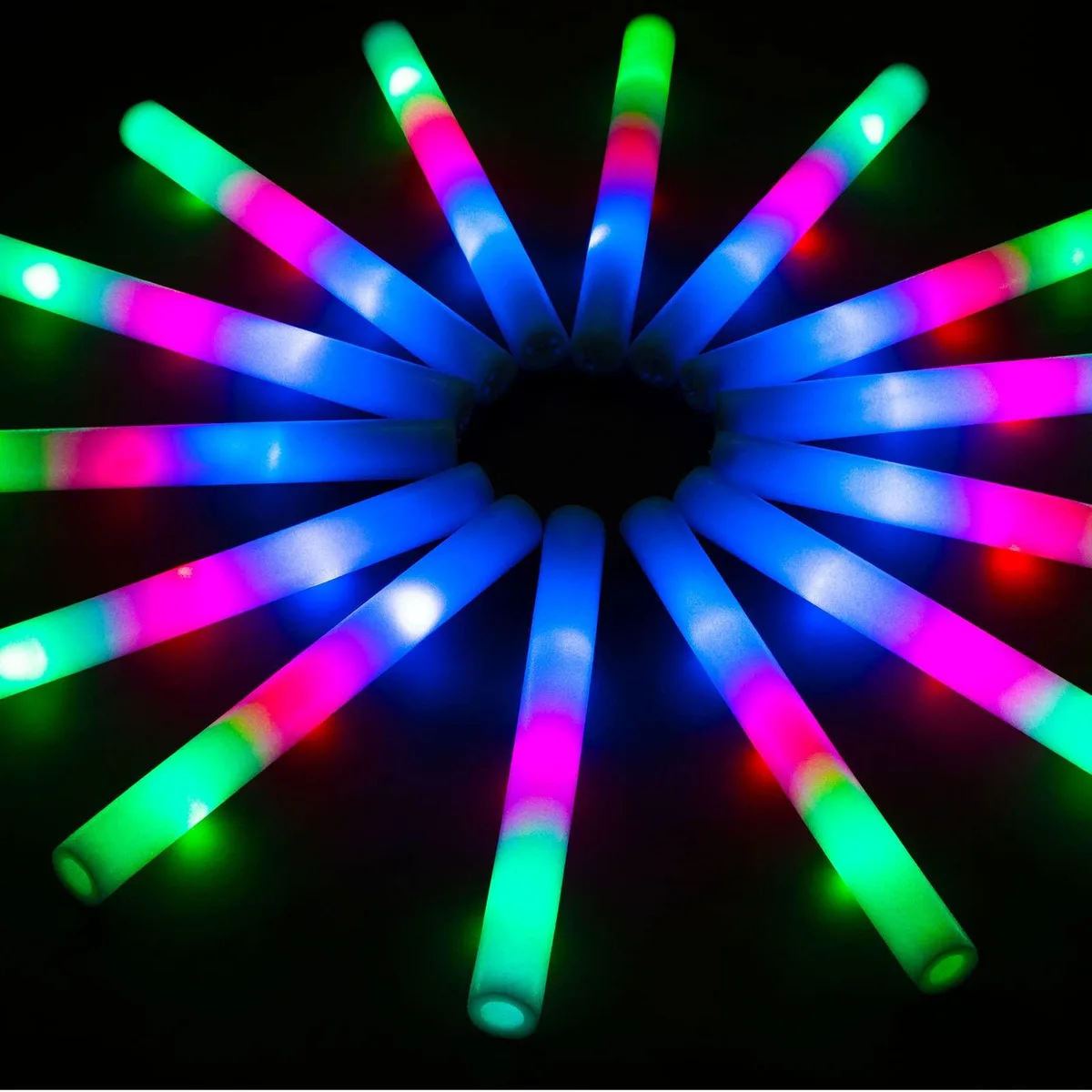  28PCS LED Foam Glow Sticks outdoor toy — product photo