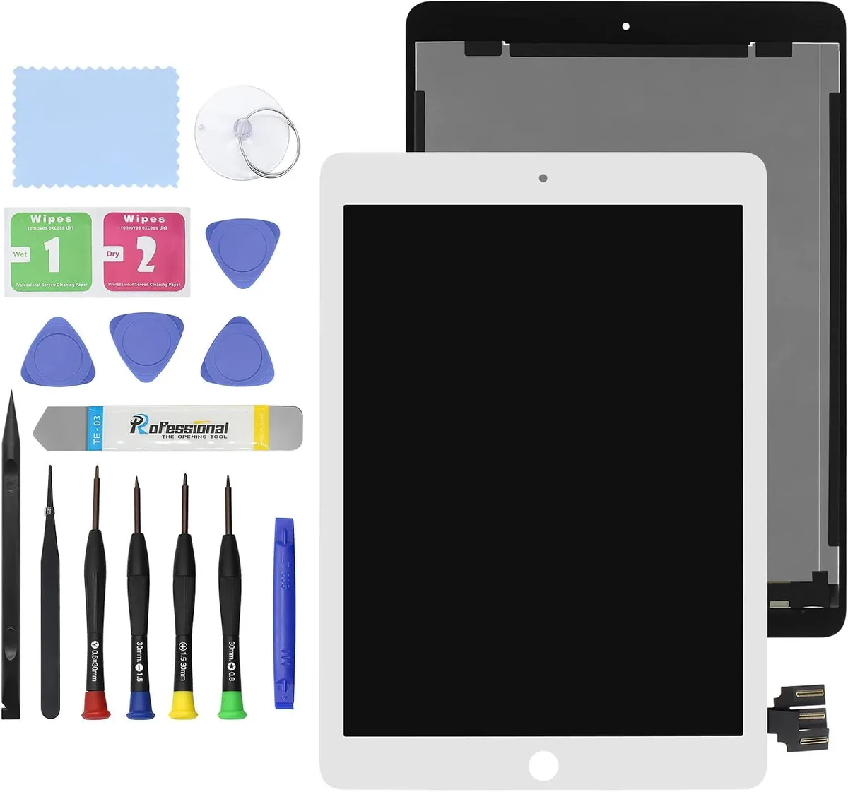 NUOLAISUN NUOLAISUN 9.7" LCD Digitizer Kit for iPad Pro 2016 A1673 A1674 A1675 White — product photo