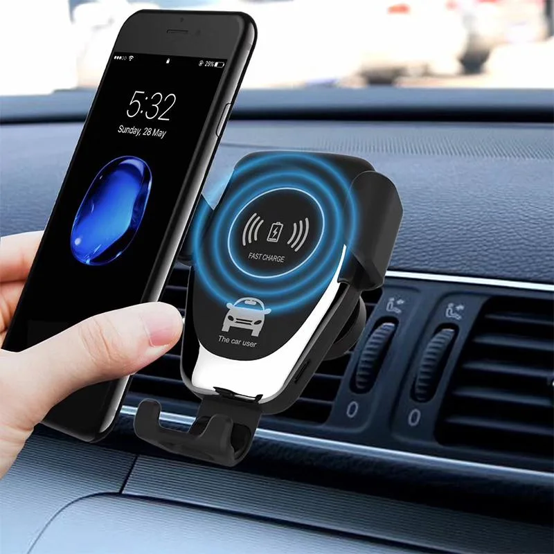 Nakedcellphone Nakedcellphone Gravity Link Mount with Wireless Charging 10W Black — product photo
