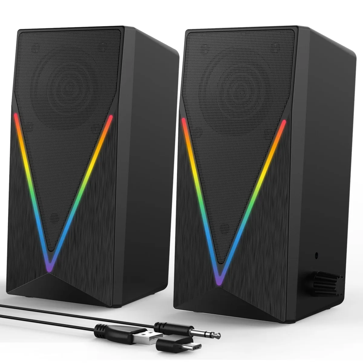 BUSP-HYY E-1062 2.0 USB speaker 15 W RGB — product photo