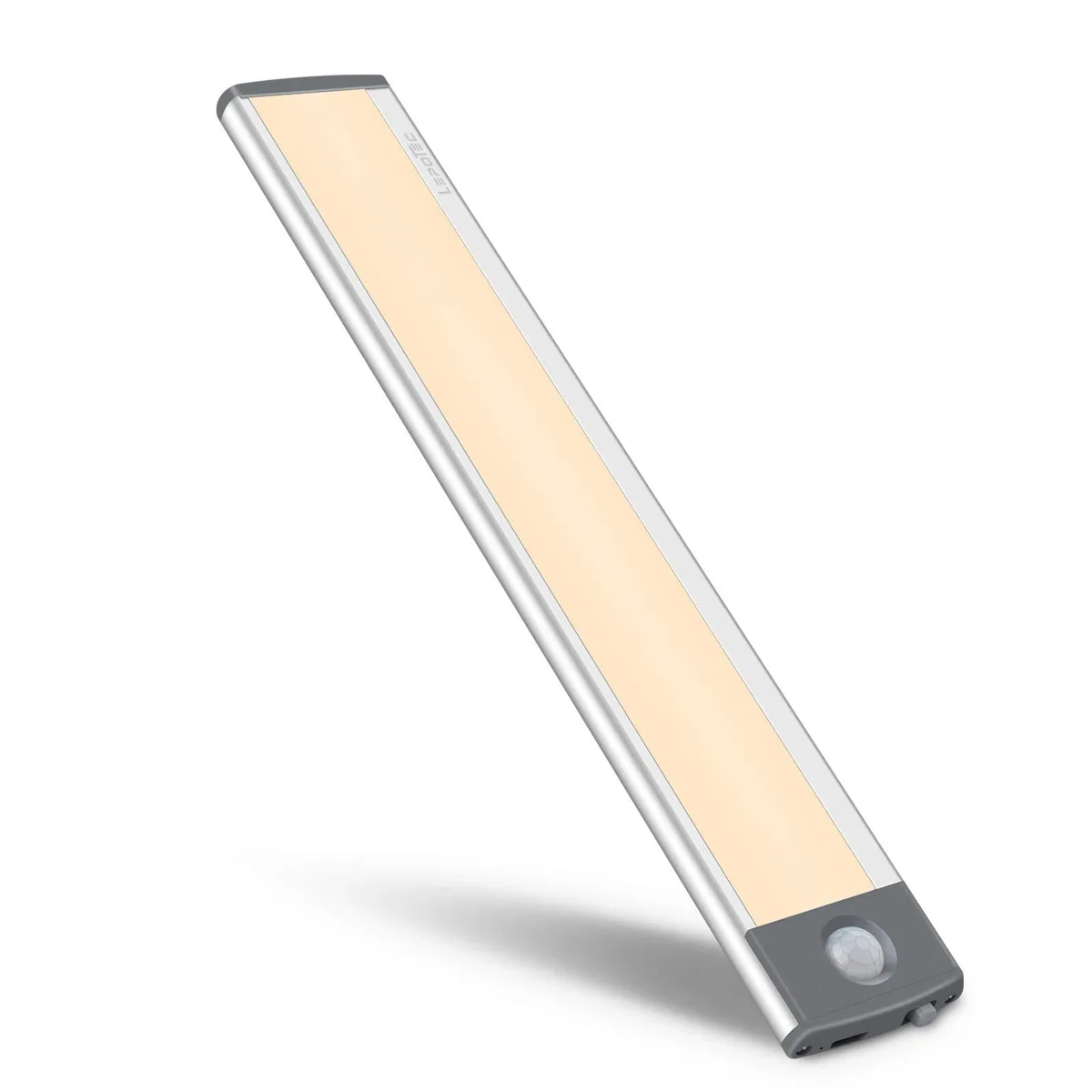 Silver aluminium bar light 7.8 inches long with 30 side-emitting LEDs