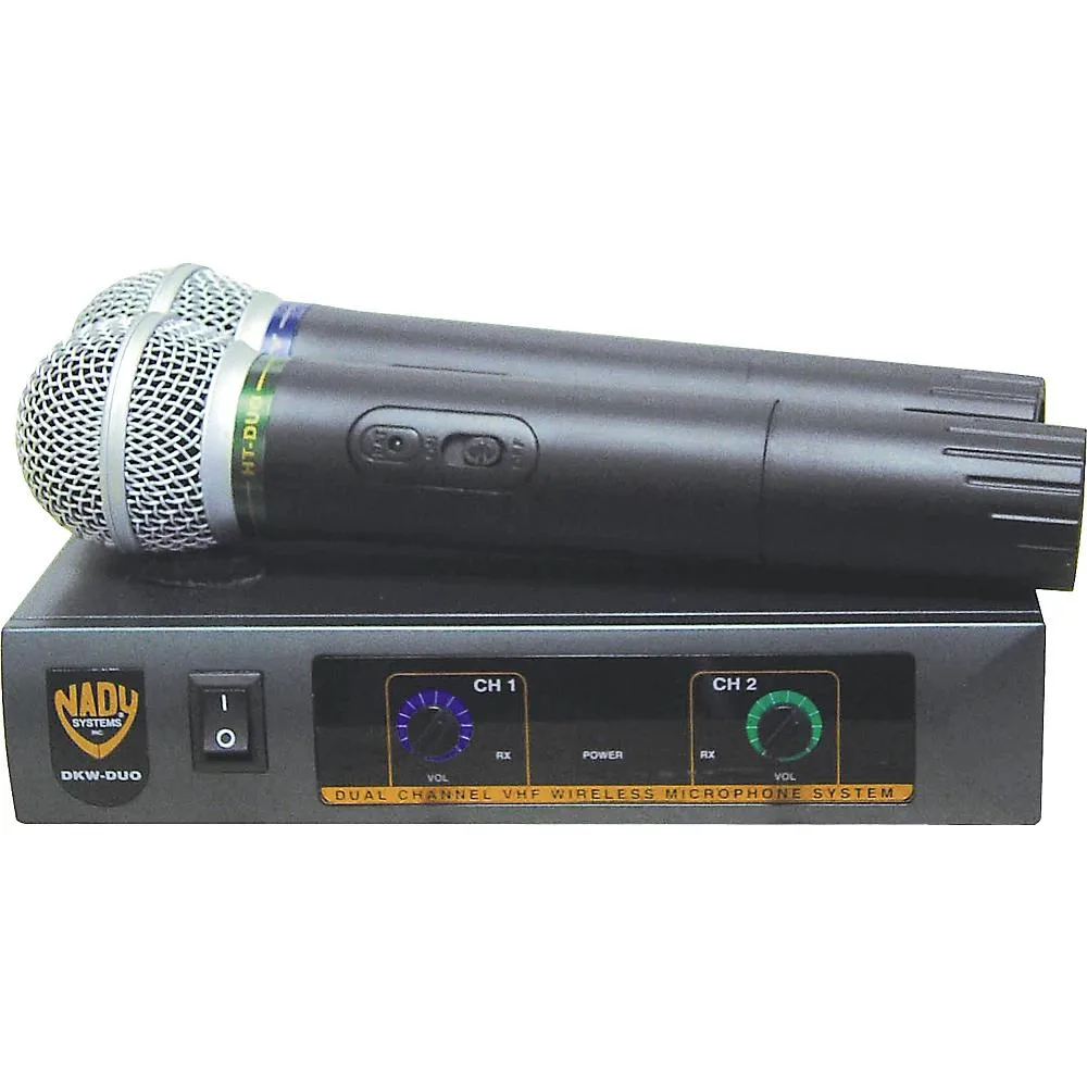 Nady Systems Nady Systems DKWDUO Dual Wireless VHF Microphone System 170 216 MHz 150 300 ft — product photo