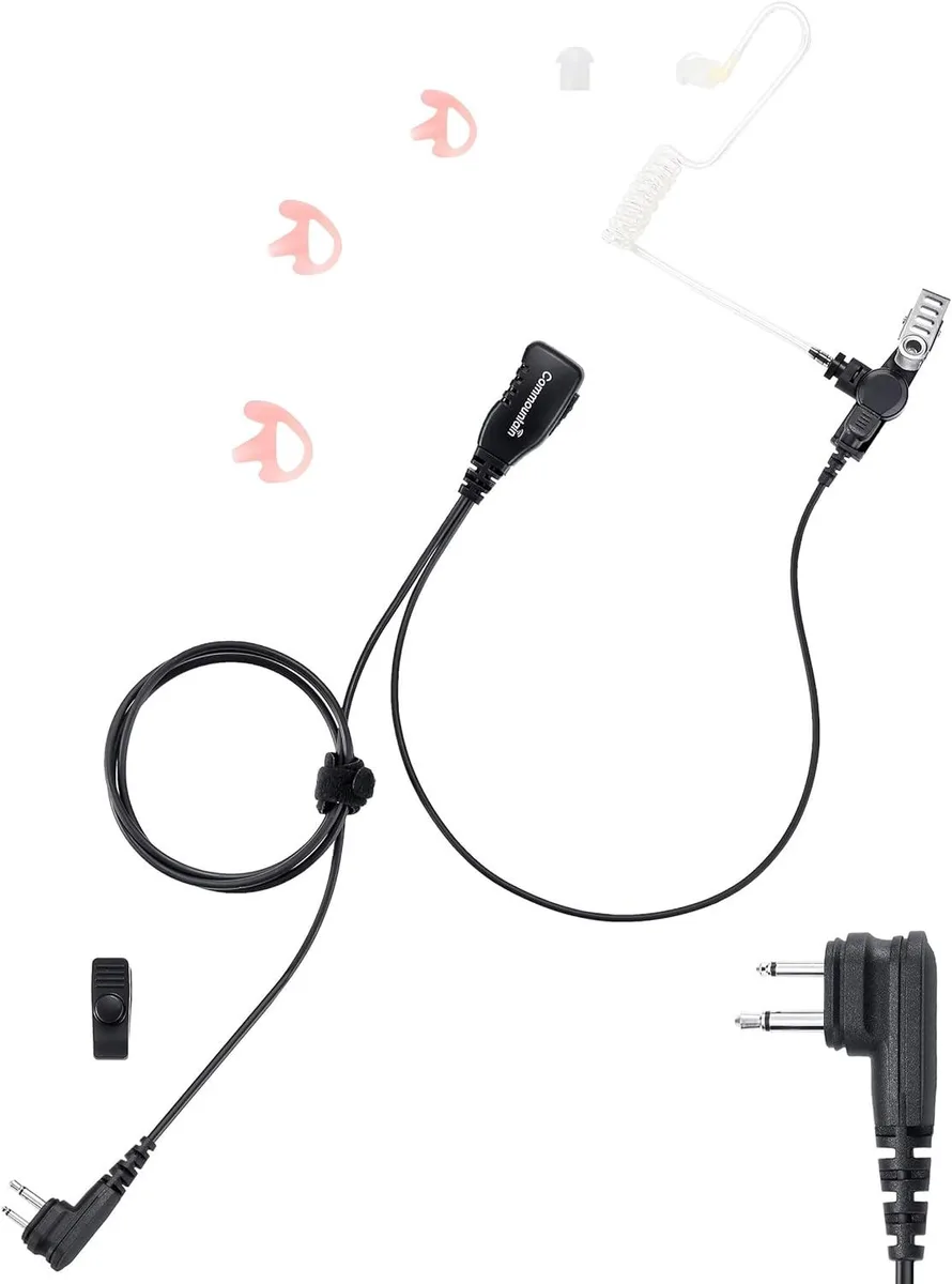usbroway usbroway Acoustic Tube Earpiece with Mic for Motorola Radios — product photo