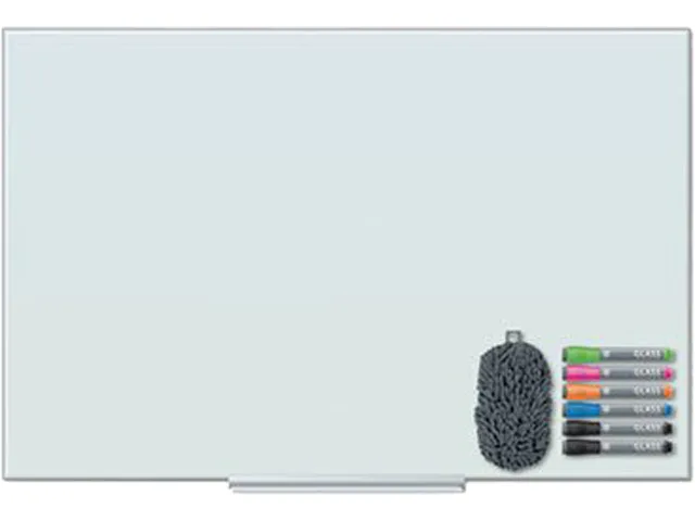 U Brands U Brands 3975U00-01 Floating Glass Dry Erase Board 36 x 24 — product photo
