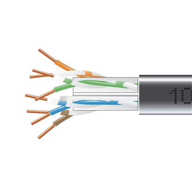 Black Box Corporation Black Box EYN881B-PB-1000 Cat6 550 MHz Solid Bulk Cable Unshielded Plenum Black 1000 ft — product photo