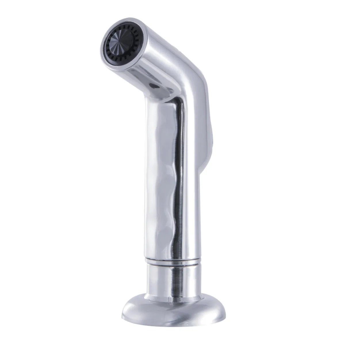 Brushed nickel brass sprayer with hose