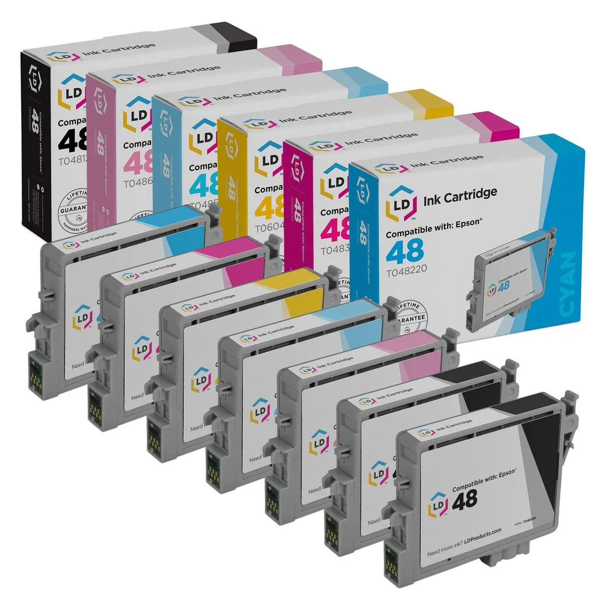 LD Products LD Products Epson 48 T048 14-Pack Ink Cartridge — product photo