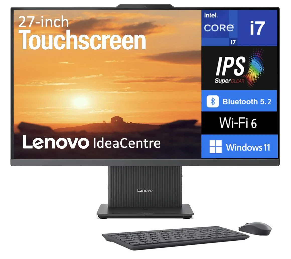 Lenovo Lenovo IdeaCentre All-in-One PC 27" Touchscreen i7-13620H 32GB DDR5 1TB SSD — product photo
