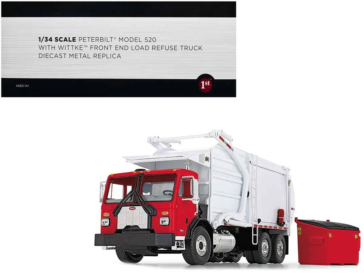 First Gear First Gear Peterbilt 520 Wittke Front Loader 1/34 Diecast Truck — product photo