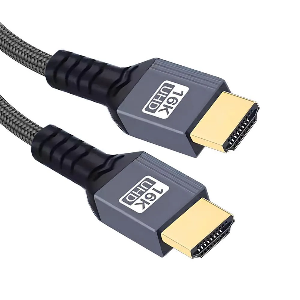 LORDWORLD LORDWORLD HDMI 2.2 Cable 100cm 96Gbps Braided Nylon Gold Connectors — product photo