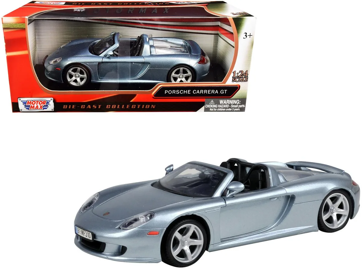 MOTORMAX MOTORMAX Porsche Carrera GT Gray 1/24 Diecast Vehicle — product photo