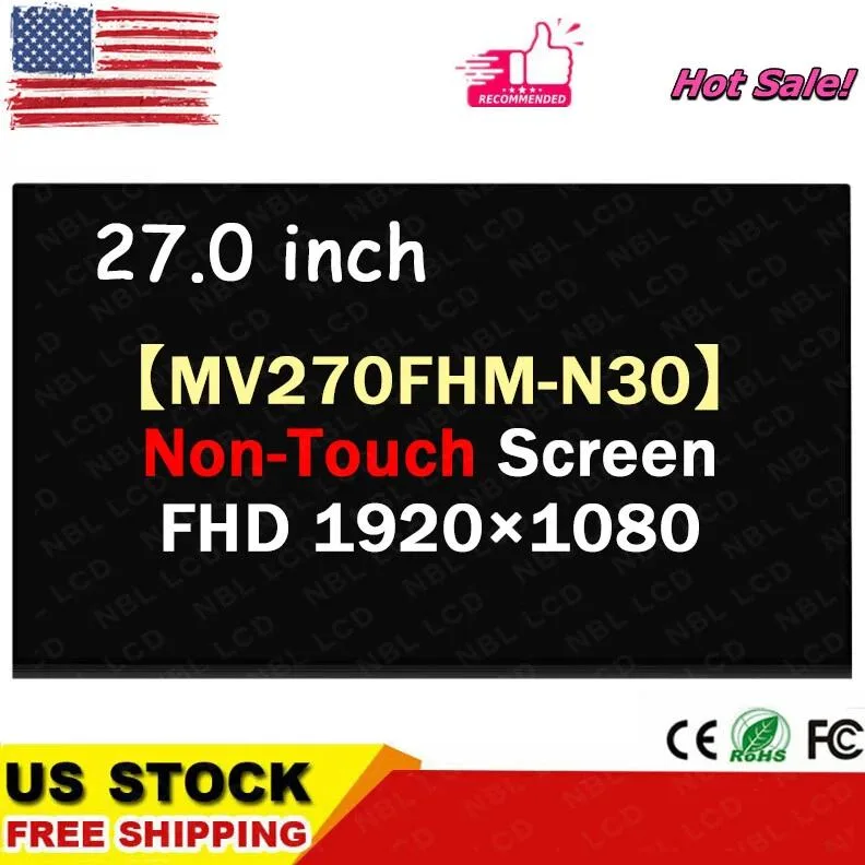 NUOLAISUN NUOLAISUN 27" 1920×1080 LCD Non-Touch Screen for Dell MV270FHM-N30 — product photo