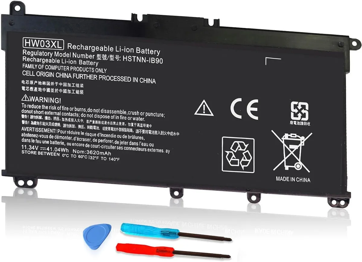PISKEKAT PISKEKAT HW03XL 11.34V 41.04Wh 3-Cell laptop battery — product photo