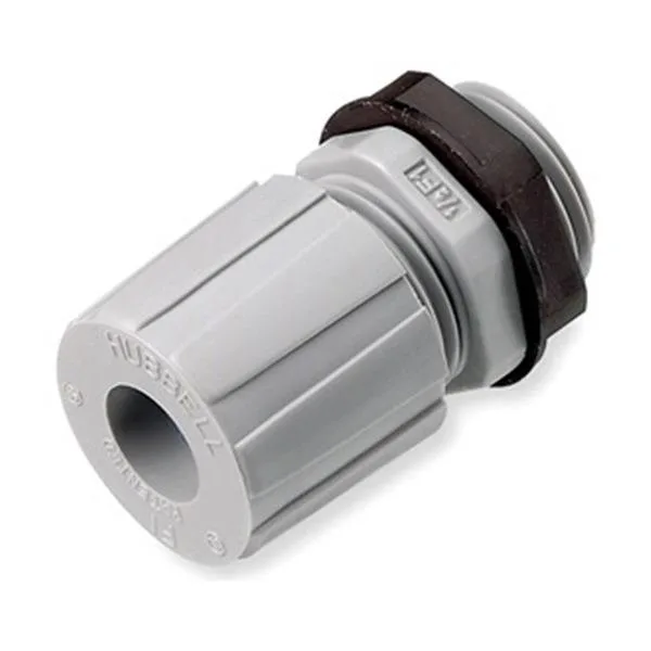 Hubbell Incorporated Hubbell Incorporated HJ1060G video accessory Gray 0.38-0.44 in cord 1/2 in MNPT — product photo