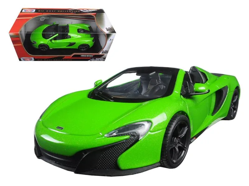 MOTORMAX MOTORMAX McLaren 650S Spider Green 1/24 Diecast Vehicle — product photo