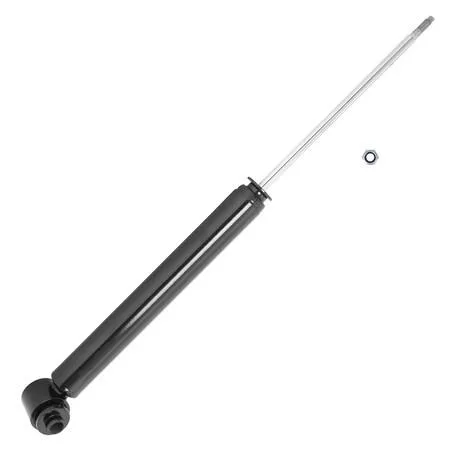 Unity rear shock absorber, silver metal cylinder with mounting eyelets, new condition
