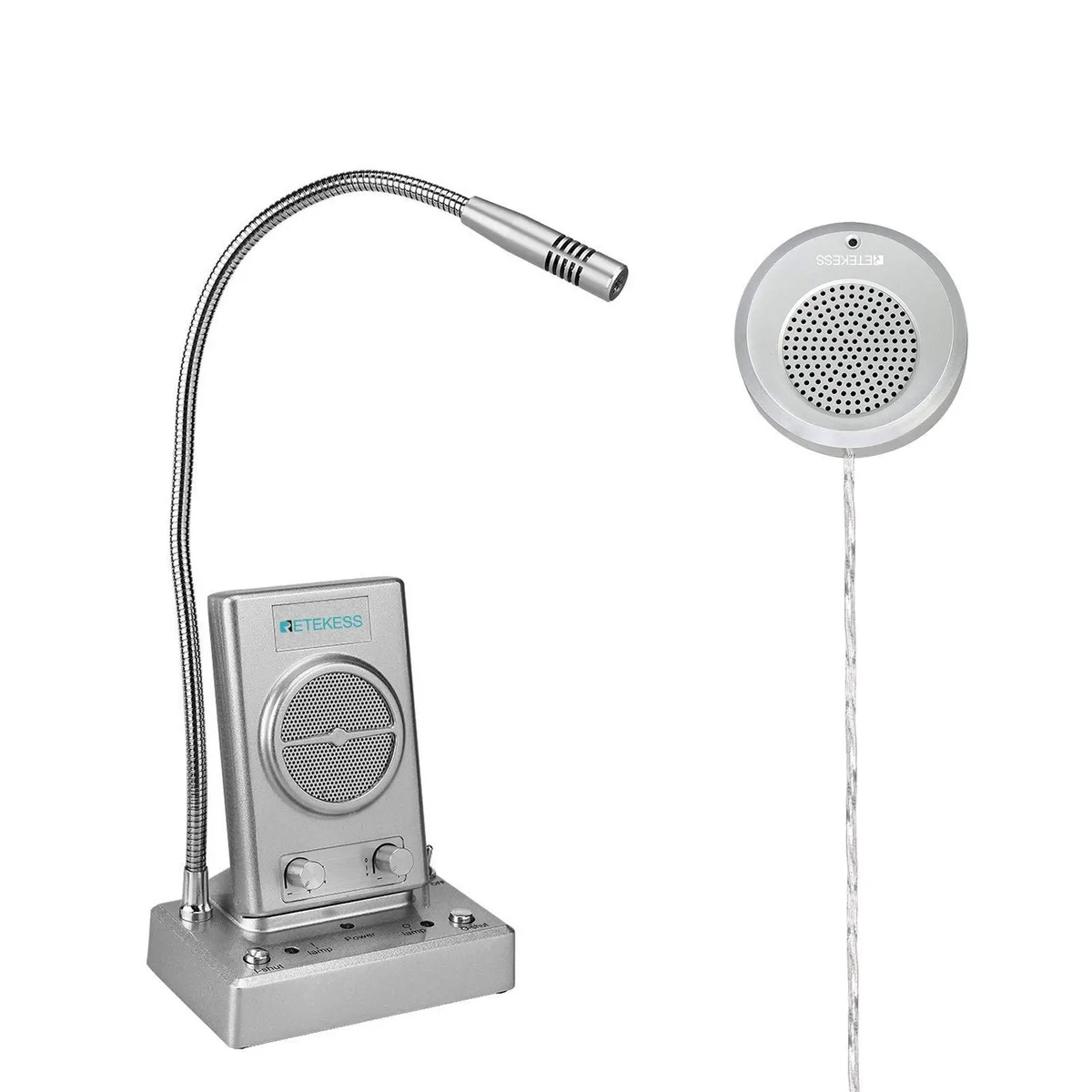 Retekess TW102 Window Intercom Speaker 8M Cable — product photo