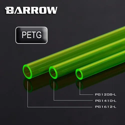 Barrow Mods Barrow Mods PG1208-L-GREEN 12mm PETG tubing 500mm Green — product photo