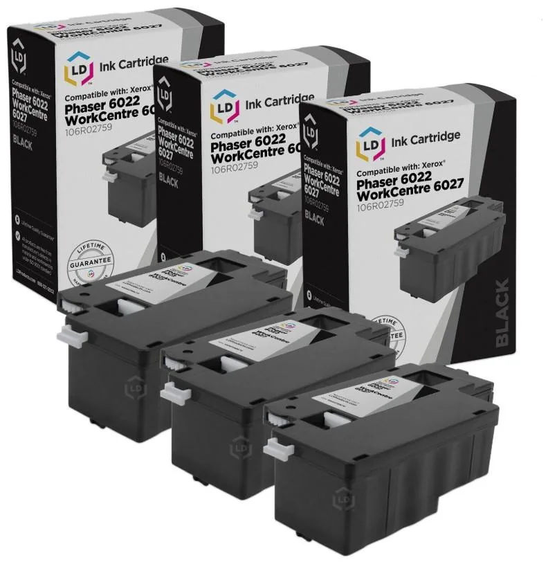 LD Products LD Products Compatible Toner Cartridge for Xerox 106R02759 Black 3-Pack — product photo